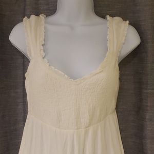 Maeve Ivory dress with lace detail underlay